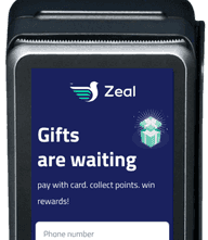Customer enters the mobile number to get Zeal points